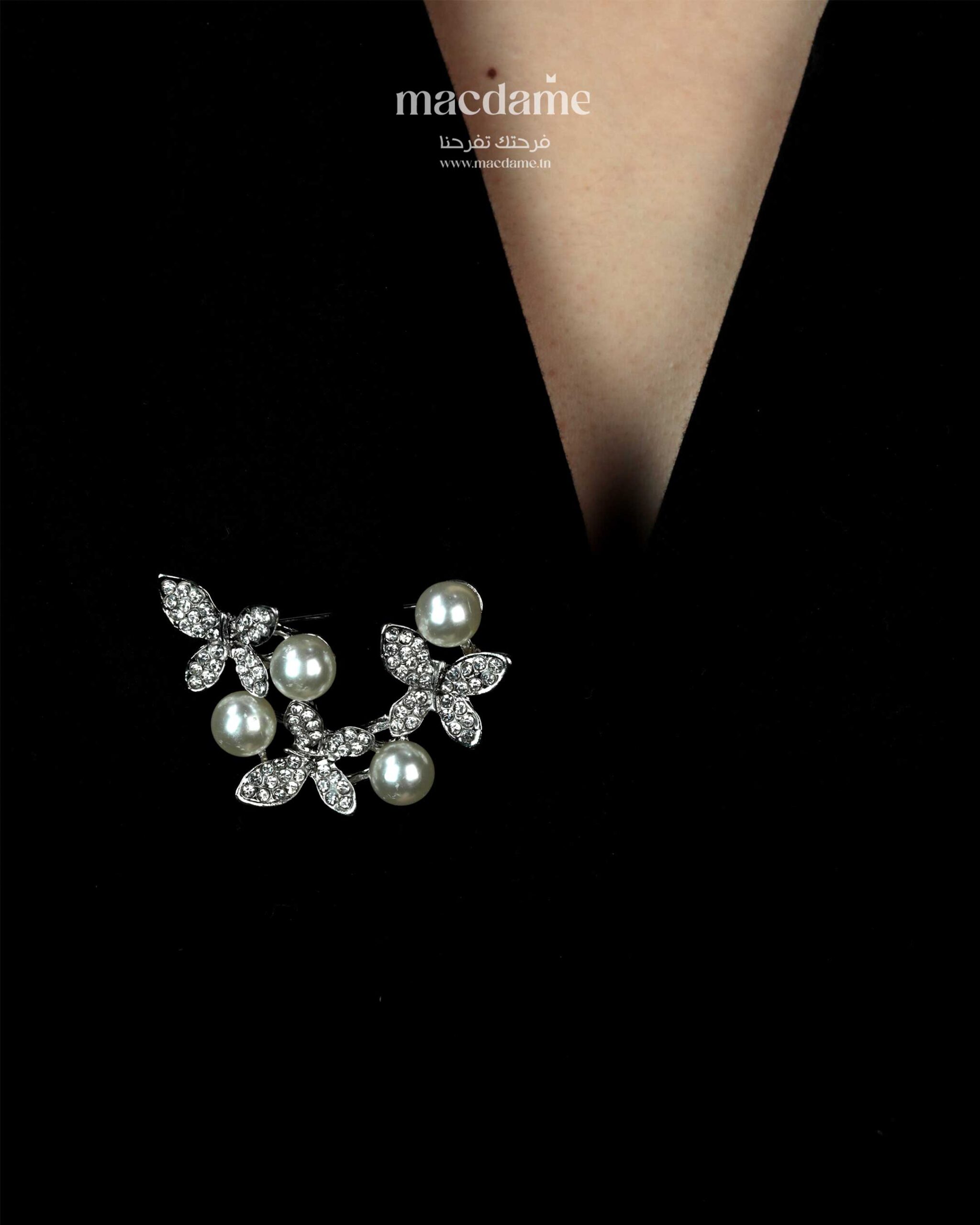 Broche Oneiric Flow – broche femme en acier 316L, photo 2