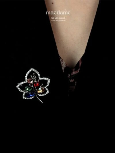 Broche Peerless Bloom – broche femme en acier 316L, photo 2