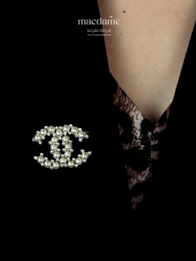 Broche Perles de Prestige – broche femme en acier 316L, photo 2