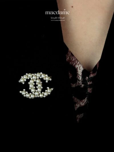 Broche Perles de Prestige – broche femme en acier 316L, photo 2