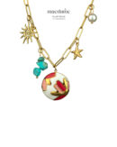 Collier Soleil d’Été – collier femme en acier 316L, bijou cadeau Macdame