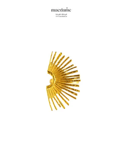 Bague Solaria – bague femme en acier 316L, bijou cadeau Macdame