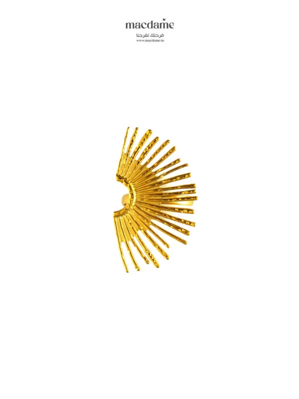 Bague Solaria – bague femme en acier 316L, bijou cadeau Macdame