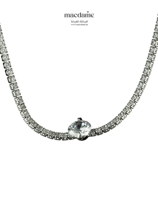 Collier Méandres Célestes – collier femme en acier 316L, bijou cadeau Macdame