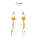 Boucles d'Oreilles Éclipse Dorée – boucles d'oreilles femme en acier 316L, bijou cadeau Macdame