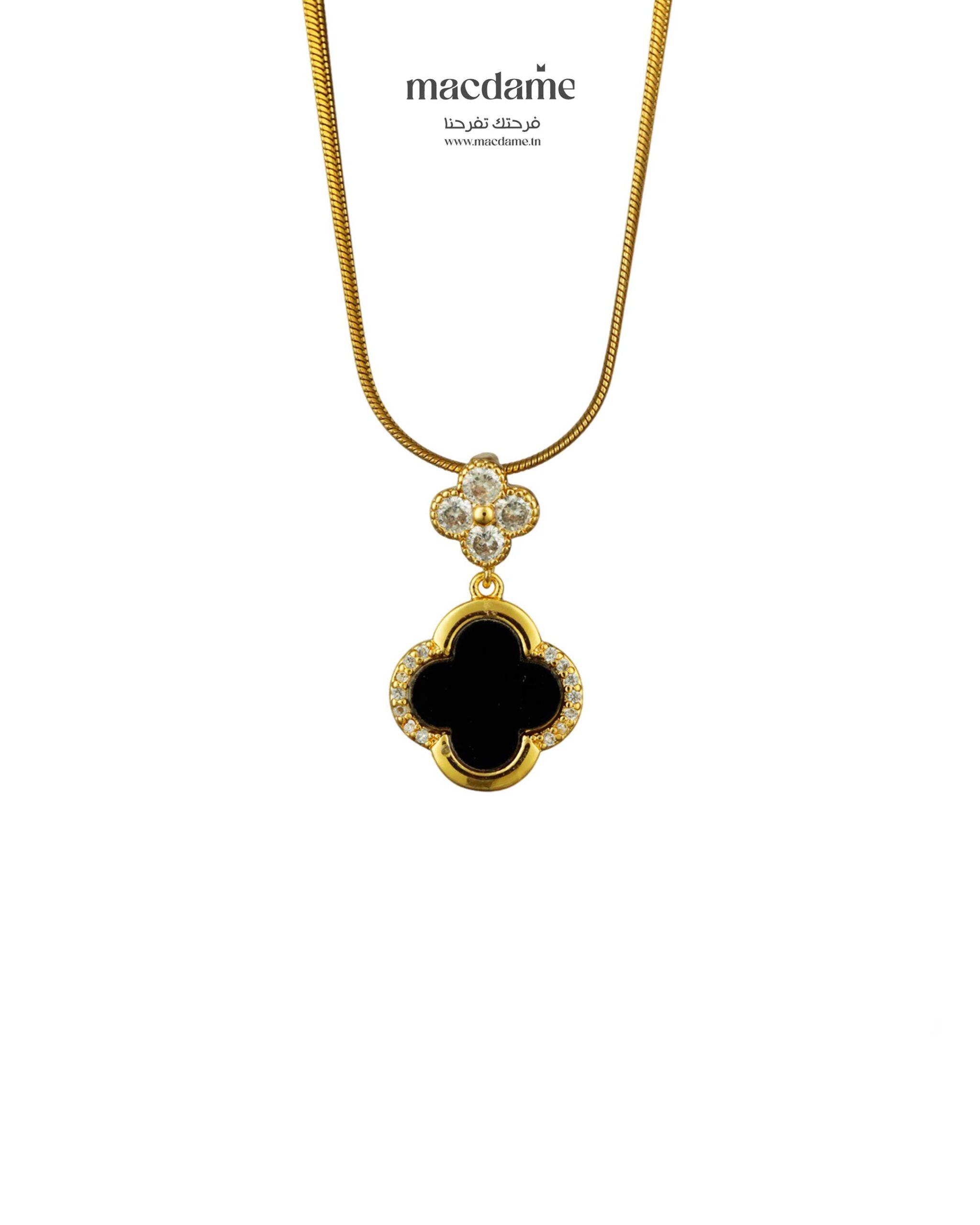 Collier Larme de Lune – collier femme en acier 316L, bijou cadeau Macdame