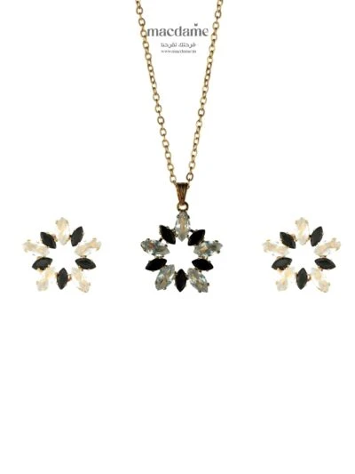 Coffret Noir Et Blanc – coffret cadeau femme en acier 316L, bijou cadeau Macdame