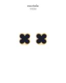 Boucles d'oreilles Black Star – boucles d'oreilles femme en acier 316L, bijou cadeau Macdame
