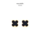 Boucles d'oreilles Black Star – boucles d'oreilles femme en acier 316L, bijou cadeau Macdame