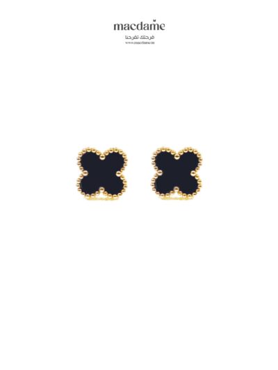 Boucles d'oreilles Black Star – boucles d'oreilles femme en acier 316L, bijou cadeau Macdame