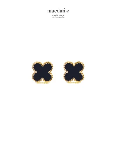 Boucles d'oreilles Black Star – boucles d'oreilles femme en acier 316L, bijou cadeau Macdame