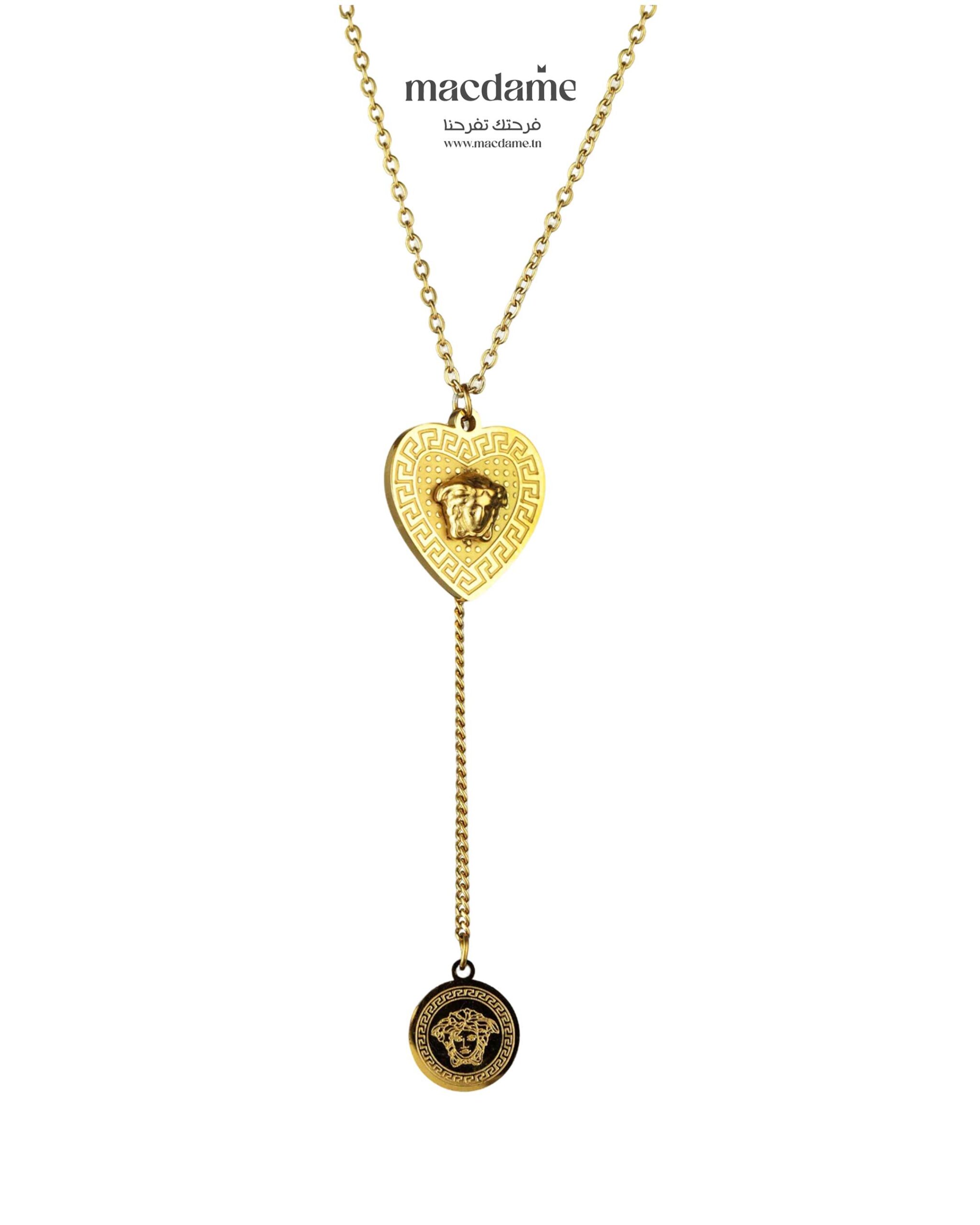 Collier Silhouette d'Ébène – collier femme en acier 316L, bijou cadeau Macdame
