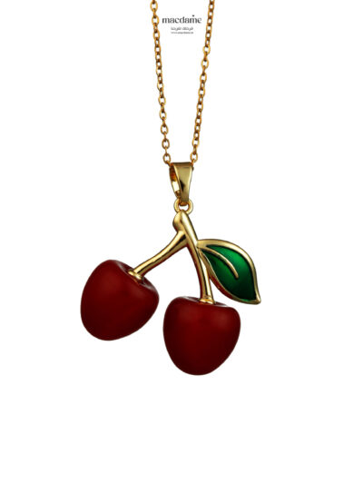 Collier Rouge Tentation – collier femme en argent 925, bijou cadeau Macdame