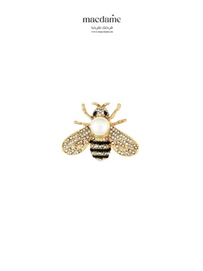 Broche Abeille Éclatante – broche femme en acier 316L, bijou cadeau Macdame
