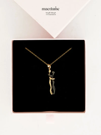 Collier Perle d’Aurore – collier femme en acier 316L, photo 2