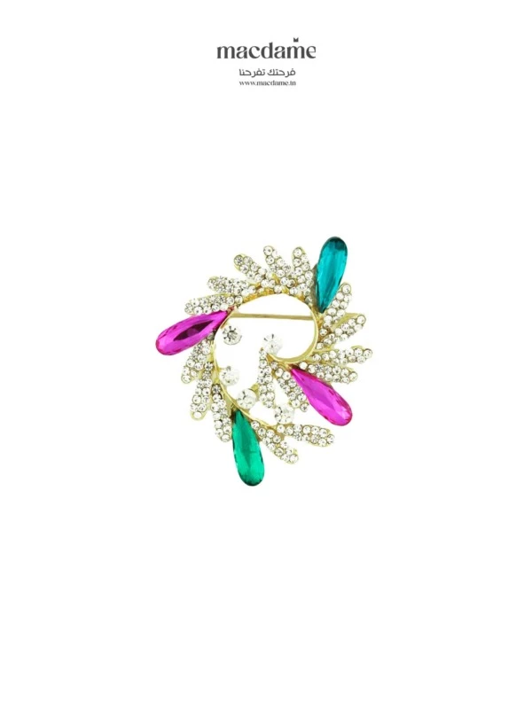 Broche Rare Bloom – broche femme en acier 316L, bijou cadeau Macdame