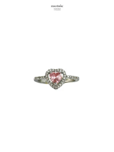 Bague Cœur Romantique – bague femme en acier 316L, bijou cadeau Macdame