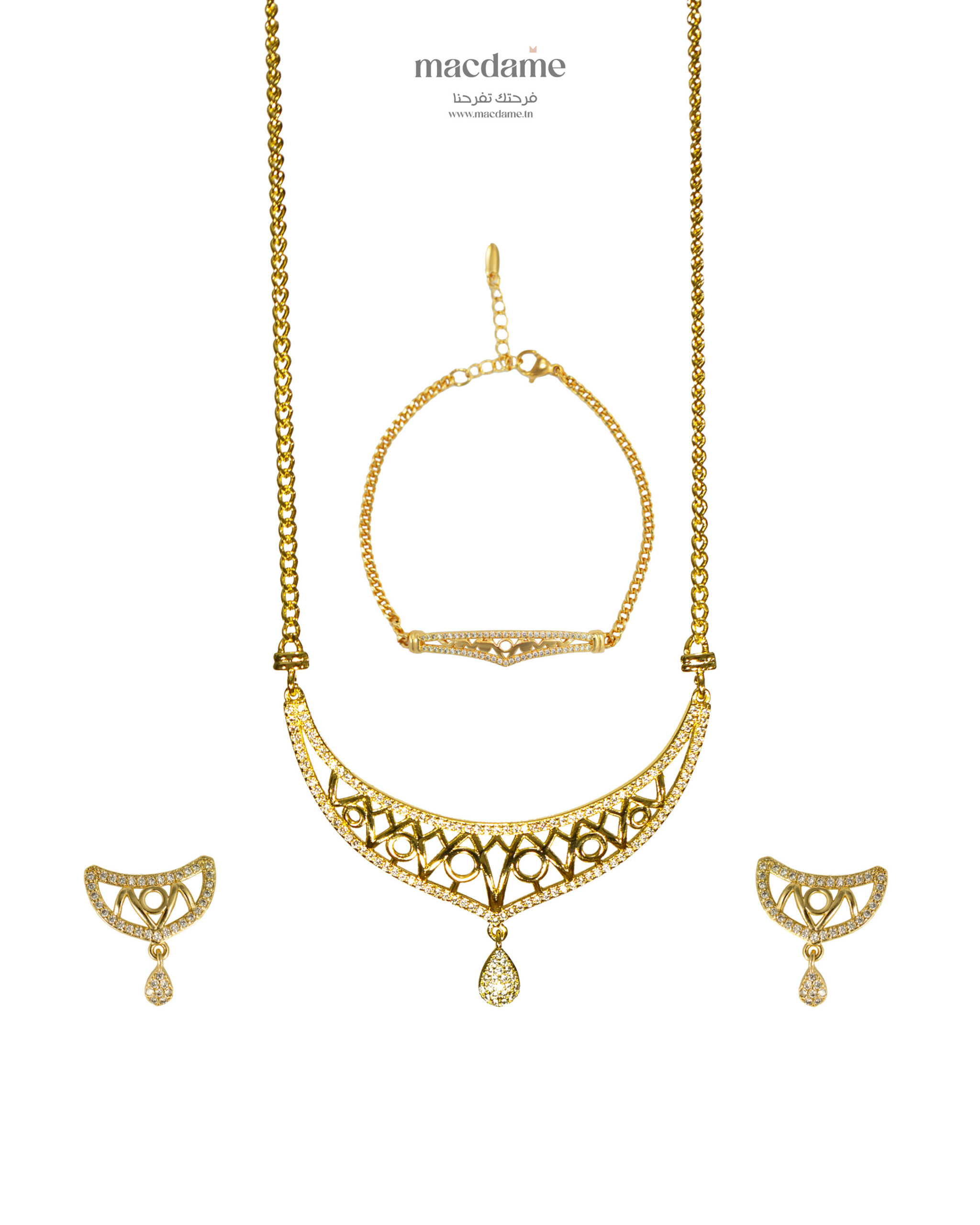 Coffret Arc D'amour – coffret cadeau femme en acier 316L, bijou cadeau Macdame