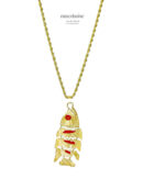 Collier Red Fish – collier femme en acier 316L, bijou cadeau Macdame
