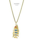 Collier Blue Fish – collier femme en acier 316L, bijou cadeau Macdame