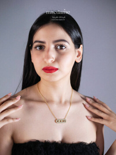 Collier Élégance Lunaire – collier femme en acier 316L, photo 2