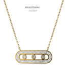 Collier Élégance Lunaire – collier femme en acier 316L, bijou cadeau Macdame