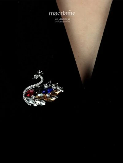 Broche Majestic Gem Peacock – broche femme en argent 925, photo 2
