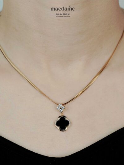 Collier Larme de Lune – collier femme en acier 316L, photo 2