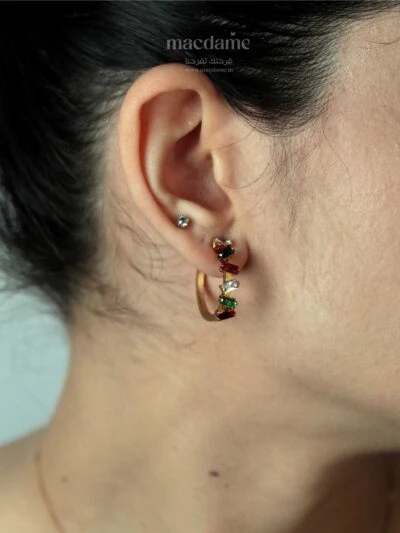 Boucles d'oreilles Perle d’Élégance – boucles d'oreilles femme en acier 316L, photo 2
