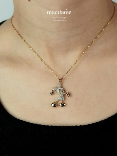 Collier Mickey Chic – collier femme en acier 316L, photo 2