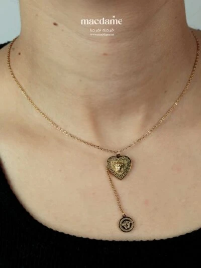 Collier Silhouette d'Ébène – collier femme en acier 316L, photo 2