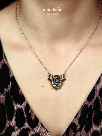 Collier Harmonie Minérale – collier femme en acier 316L, photo 2