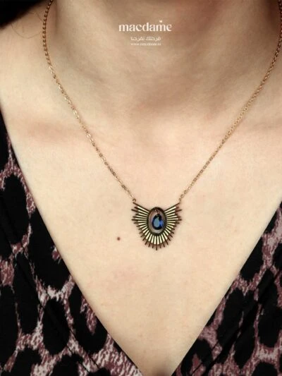 Collier Harmonie Minérale – collier femme en acier 316L, photo 2
