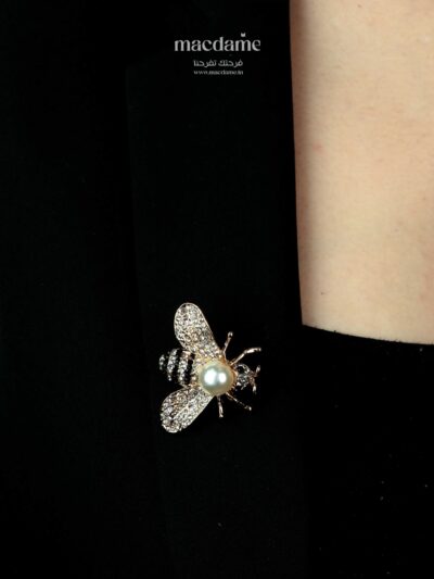 Broche Abeille Éclatante – broche femme en acier 316L, photo 2