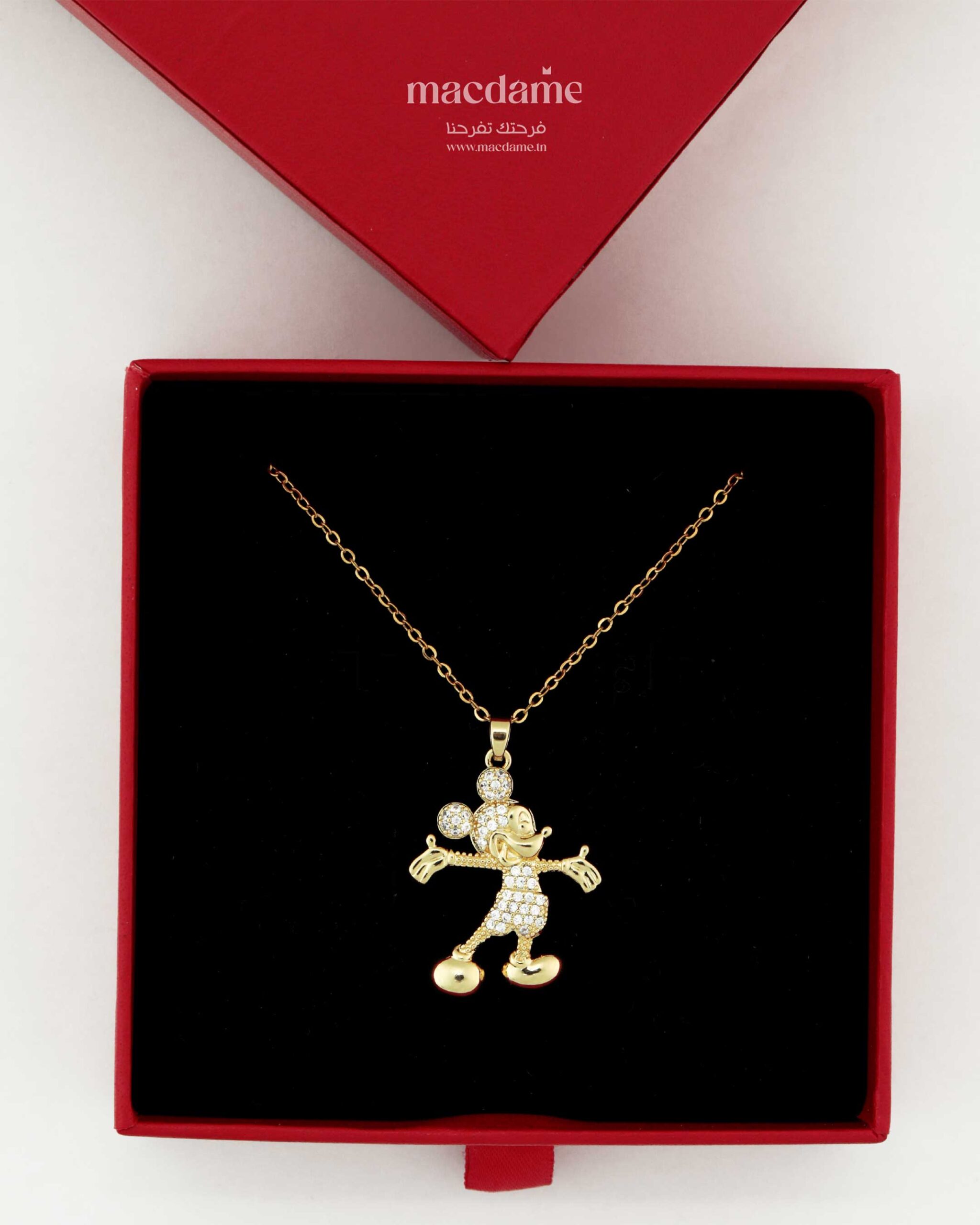 Collier Mickey Chic – collier femme en acier 316L, photo 3