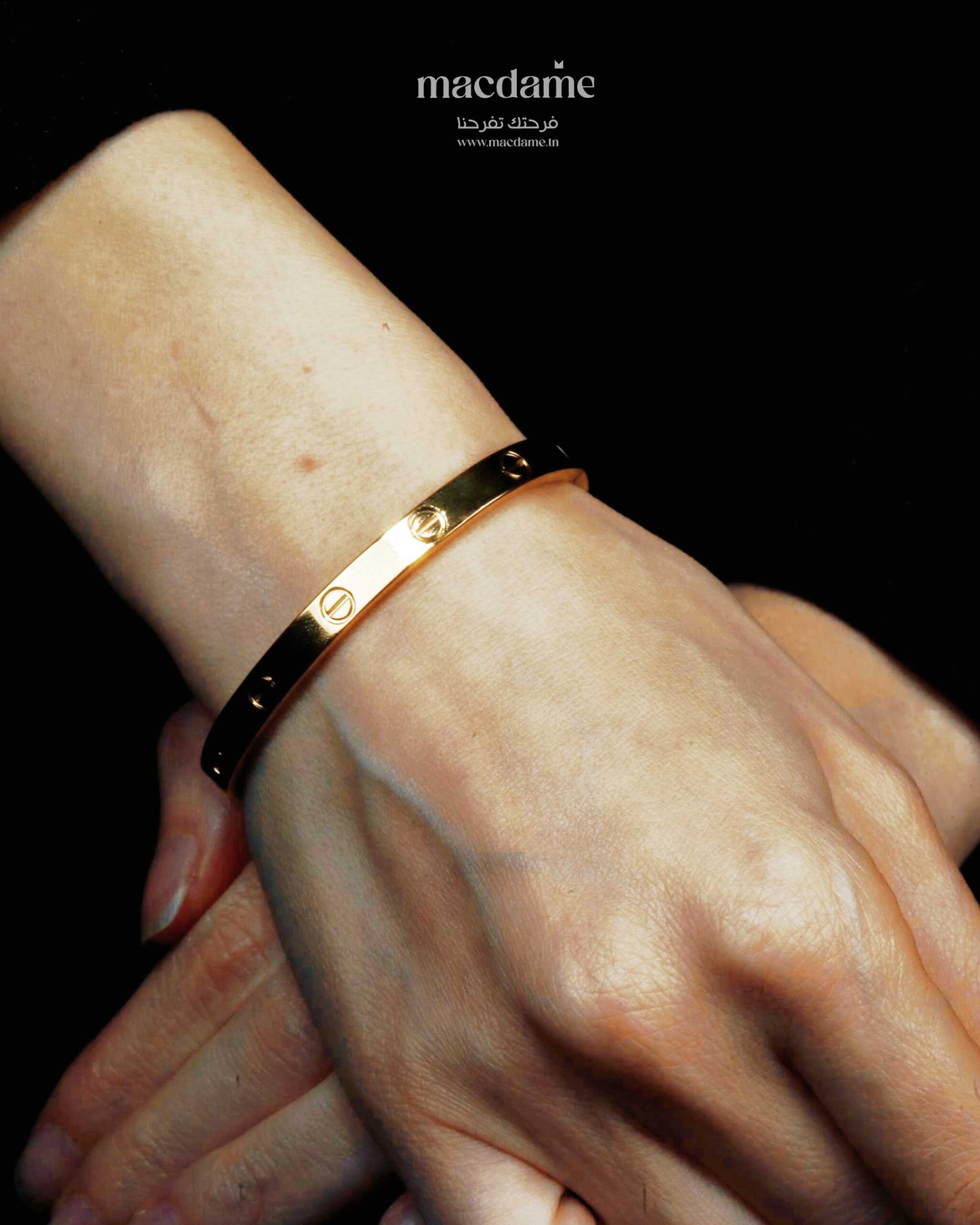 Bracelet Étreinte Éternelle – bracelet femme en acier 316L, photo 2