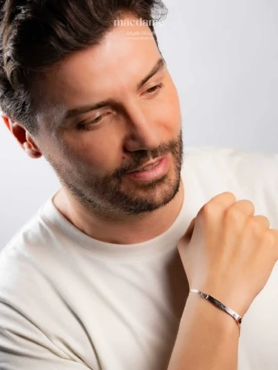 Bracelet Personnalisé en Argent 925 – Gravure sur Mesure – bracelet femme en argent 925, bijou cadeau Macdame