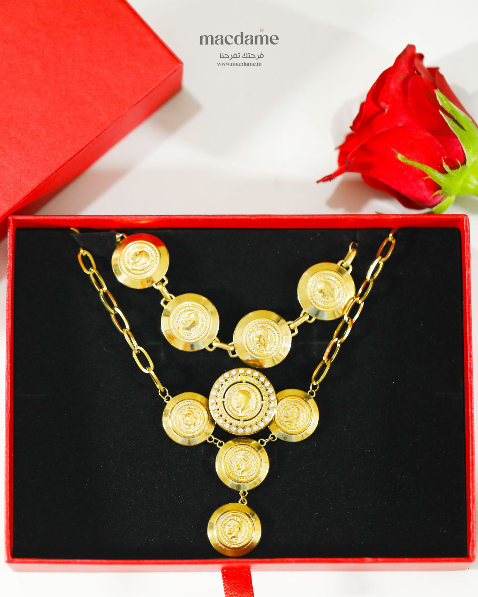 Coffret Lira Impériale – coffret cadeau femme en acier 316L, photo 3