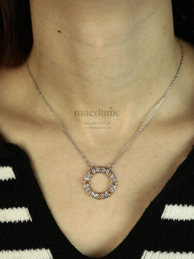 Collier Circle of Light – collier femme en argent 925, photo 2