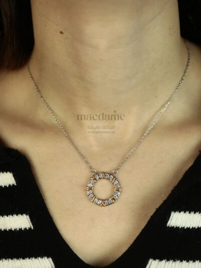 Collier Circle of Light – collier femme en argent 925, photo 2