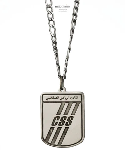 Collier Club Sfaxien – collier club tunisien en argent 925, bijou cadeau Macdame