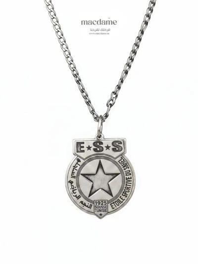Collier Etoile de Sahel – collier club tunisien en argent 925, bijou cadeau Macdame