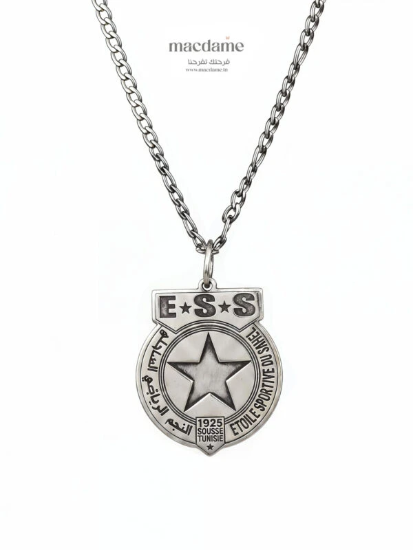 Collier Etoile de Sahel – collier club tunisien en argent 925, bijou cadeau Macdame