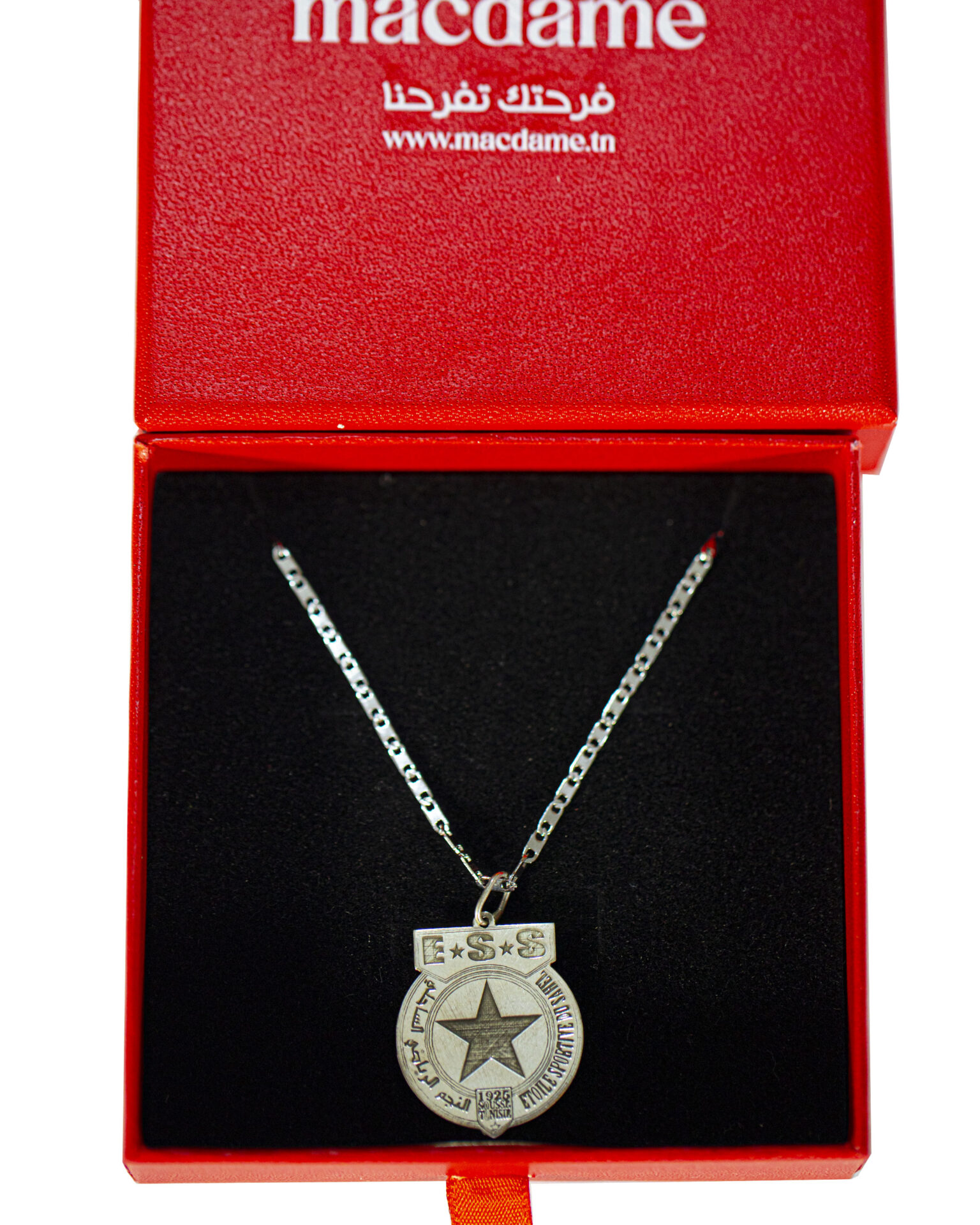 Collier Etoile de Sahel – collier club tunisien en argent 925, photo 2