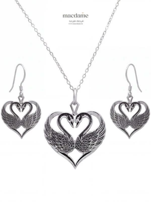 Coffret Swan Love – coffret cadeau femme en argent 925, bijou cadeau Macdame