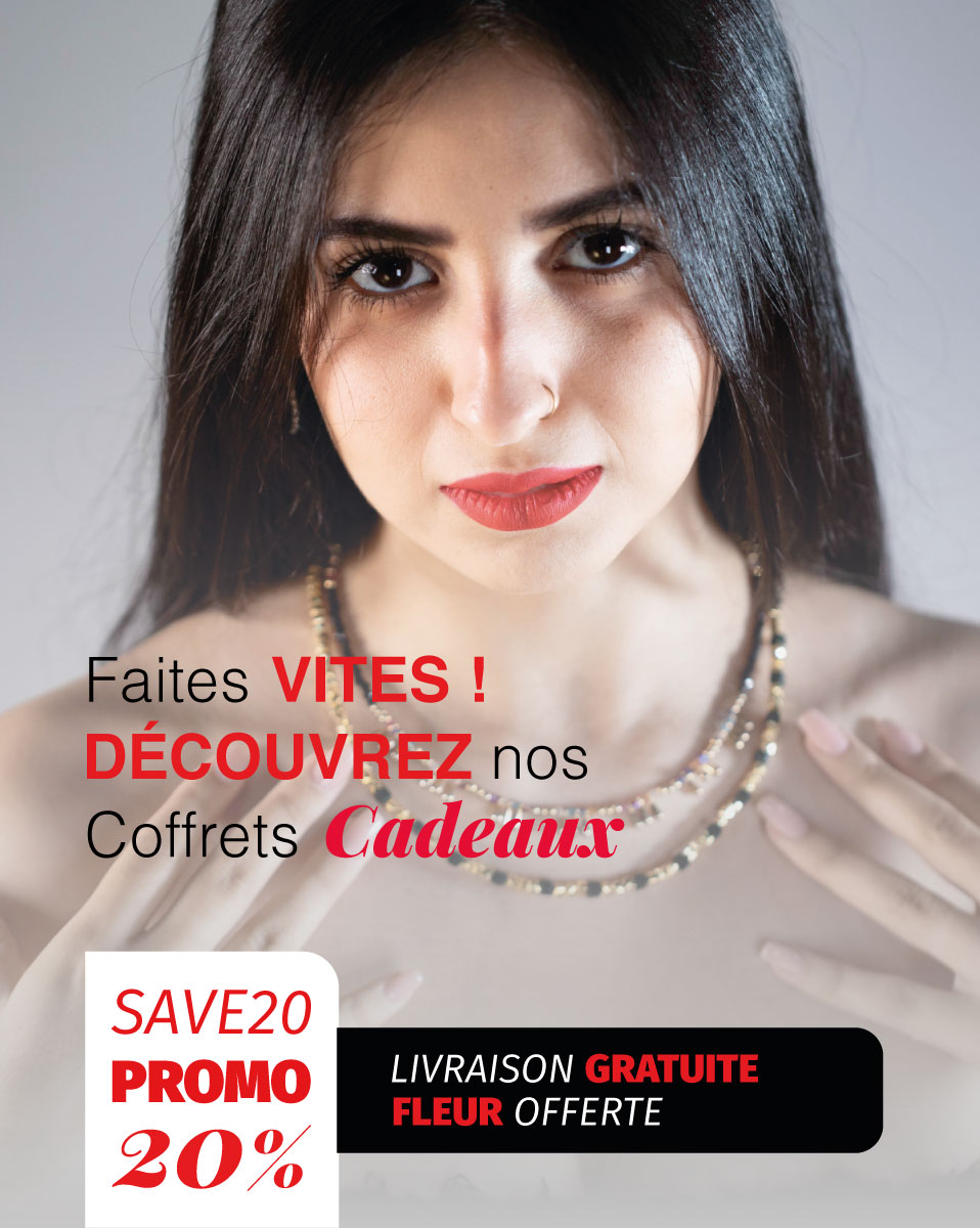 Cadeau femme Tunisie : bijoux et coffrets cadeaux Macdame