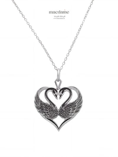Collier Swan Love – collier femme en argent 925, photo 2